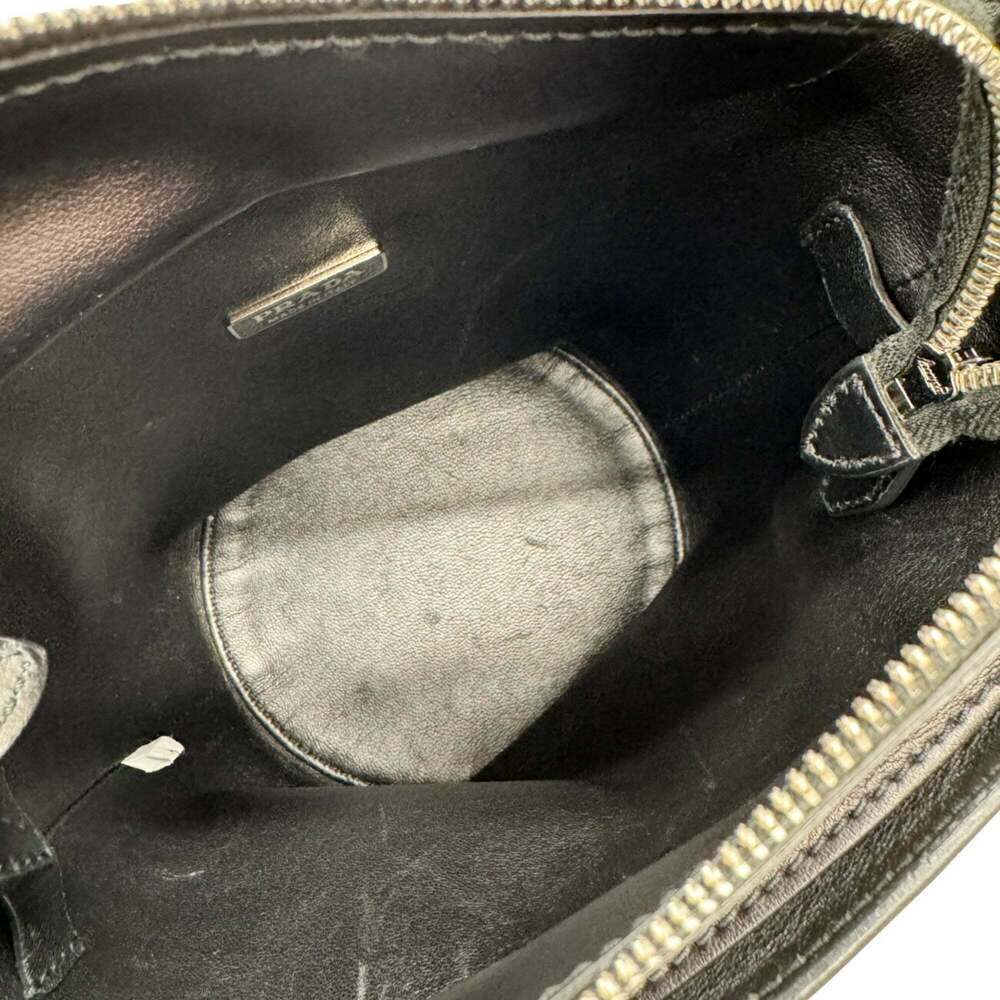PRADA Black Leather Shoulder Bag - Picture 13 of 13
